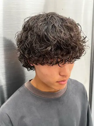パーマ メンズ 🍐シャドウパーマ メンズ特化/守岡🍐のヘアスタイル
