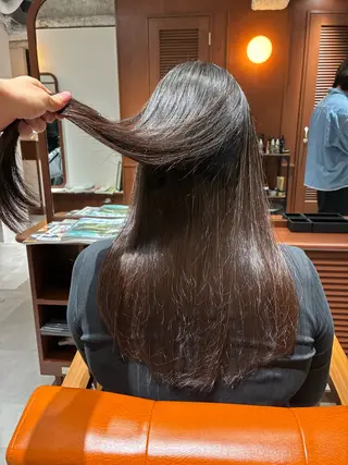 セミロング カラー パーマ ヘアアレンジ 💟Opus // Mizuki🐕のヘアスタイル