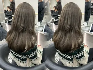 ロング カラー 村上 大武のヘアスタイル