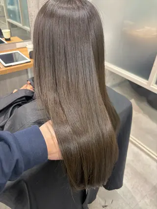 ロング カラー 堀越 智仁のヘアスタイル