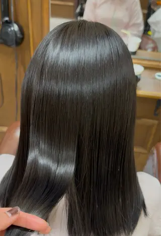 ロング 顔周り特化〜RIHO /CLUTCH博多のヘアスタイル