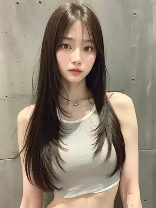 ロング キマるメンズパーマ クメユウキのヘアスタイル