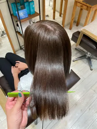 ミディアム カラー アレンジ🎀ツヤ髪✨ 北野亜優実🌱のヘアスタイル