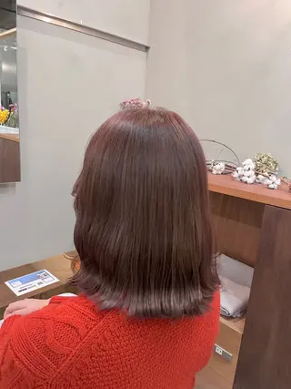 ミディアム カラー 暖色カラー／ ヘアセット🌛櫻井舞のヘアスタイル