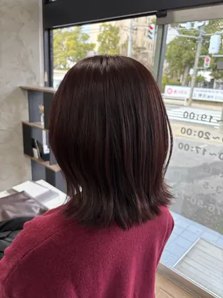 ミディアム カラー 高久 翔大のヘアスタイル