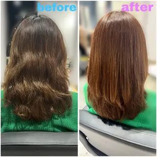ミディアム ARMONY えりのヘアスタイル