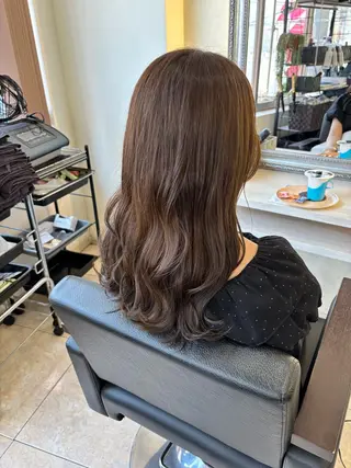 ロング カラー デザインカラー/ オダセイナのヘアスタイル
