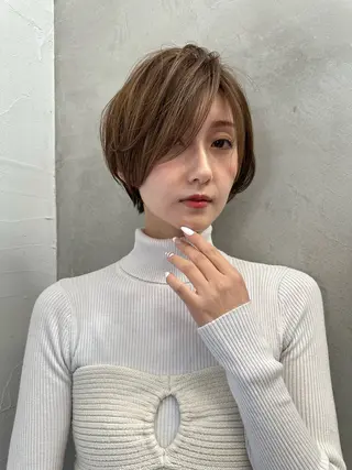 ショート 縮毛矯正/レイヤー taiga🧡のヘアスタイル