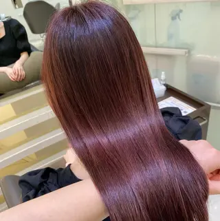 ロング カラー 銀座メンズ専門🖤 叶奈々のヘアスタイル