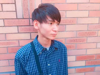 ショート カラー パーマ メンズ ちこ .のヘアスタイル