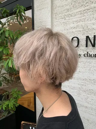 メンズ 斉藤大河 カラー/縮毛矯正のヘアスタイル