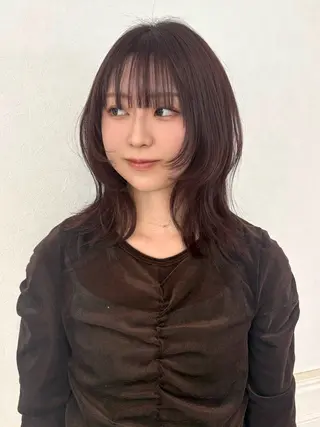 ミディアム カラー 艶感暖色カラー🥀/ レイヤー / れいかのヘアスタイル