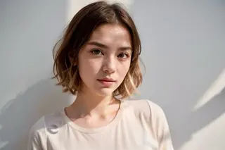ミディアム カラー LOVESTOIKE 堂本のヘアスタイル