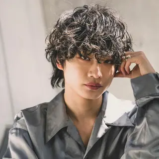 ショート パーマ ヘアアレンジ メンズ メンズスタイル ly本厚木のヘアスタイル