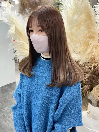 カラー ｰYUIMARLｰ momokaのヘアスタイル