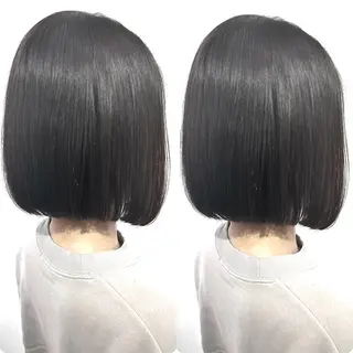 ショート 切っぱなし💇‍♀️ イヤリング🎨龍之介のヘアスタイル