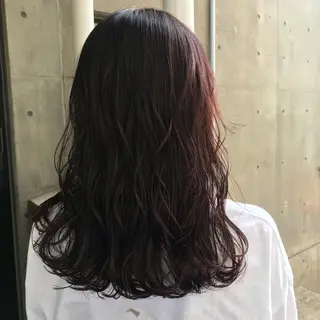 セミロング もりたみかこ 美容師お休み中のヘアスタイル