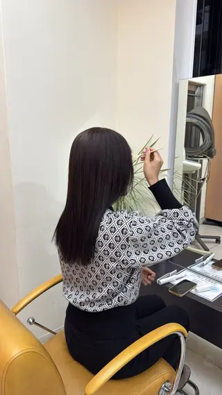 ロング カラー 恵比寿/海上 太郎のヘアスタイル