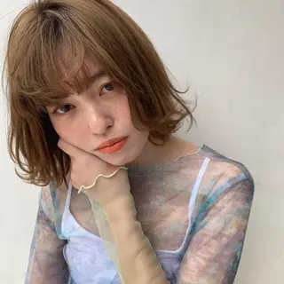 ミディアム 村澤 拓弥のヘアスタイル