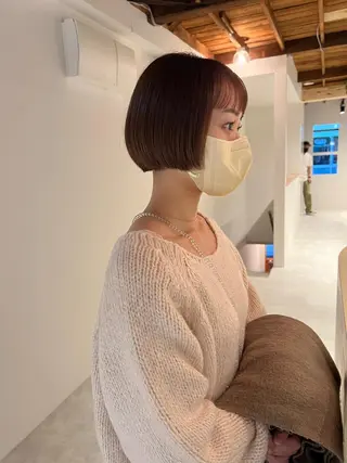 ショート io濱川 遥のヘアスタイル