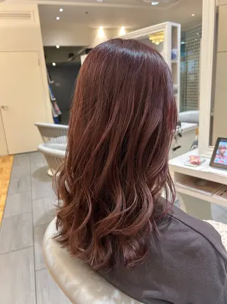 ロング カラー キタド アミのヘアスタイル