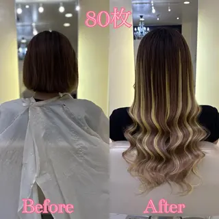 ロング シールエクステ ♡SAORI♡のヘアスタイル