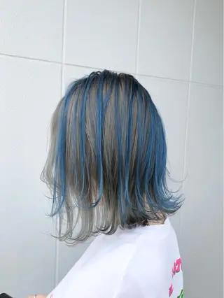 ショート カラー ヘアアレンジ インナーカラー屋さん 🫧伊藤拓実のヘアスタイル