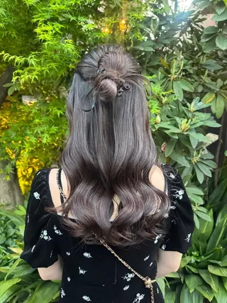 ロング ヘアアレンジ 🎗️【ヘアセット 美眉】吉川玲🎗️のヘアスタイル