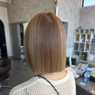 ミディアム 町田 里奈のヘアスタイル