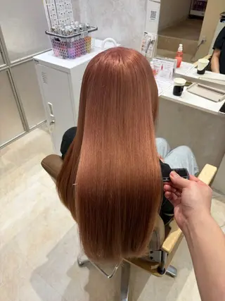 セミロング Rico🤎まこと 🤎ボブ/艶カラー♪のヘアスタイル