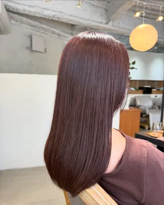 セミロング 梅澤 麻衣のヘアスタイル