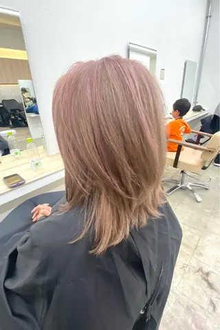 ミディアム カラー BOB🌟ハイトーン /ブリーチ/TAKUのヘアスタイル