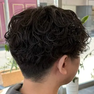 ショート パーマ メンズ いちか🤍 COQU千葉のヘアスタイル