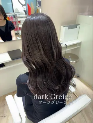 ロング カラー ParveMix 岡本えりかのヘアスタイル