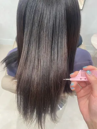 ロング 🎀艶カラー/ 縮毛矯正🤍ミイナのヘアスタイル