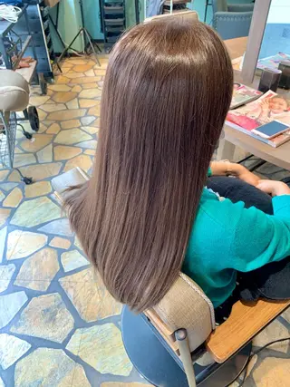 ロング カラー ヘアアレンジ 🇺🇸龍ヶ崎ブリ ーチカラー🌴政野のヘアスタイル