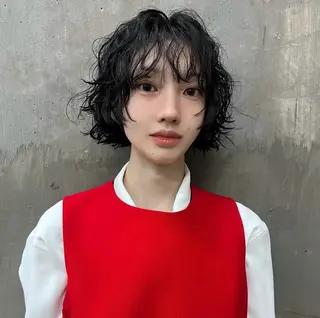 ショート パーマ メンズ清潔感のプロ 💈メンズパーマ藤田のヘアスタイル