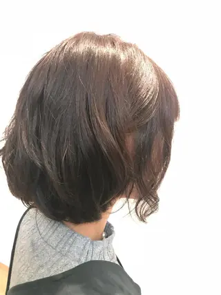 ミディアム パーマ 渡辺 ちせのヘアスタイル