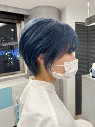 ショート ♡似合わせ ♡ハイトーン♡のヘアスタイル