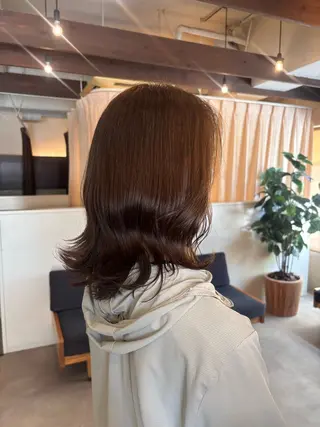 カラー Noa🎀🫧 KNACK 阿倍野のヘアスタイル