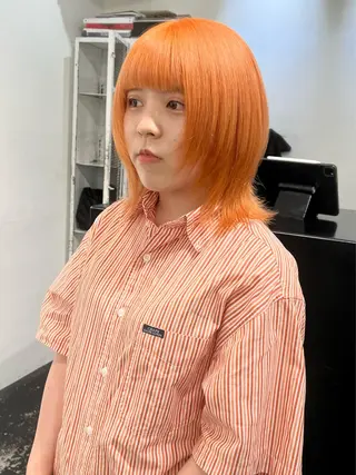 セミロング カラー HARU//原宿🤍 リピート率NO.1のヘアスタイル