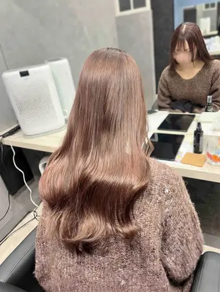 ロング カラー 加藤 碧唯のヘアスタイル