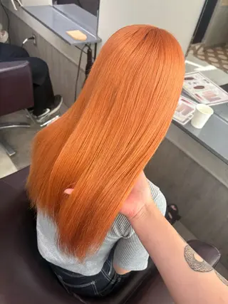 カラー ダメージレスブリーチ デザイン/レイヤーのヘアスタイル