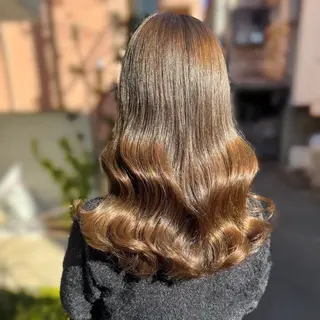 ロング カラー ブリーチなしカラー kana🐱のヘアスタイル