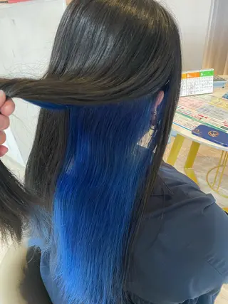 ロング かまだ しおりのヘアスタイル