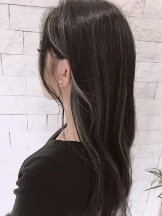 セミロング カラー 古山 勇太のヘアスタイル