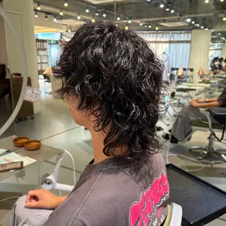 パーマ メンズ やまき さきねのヘアスタイル