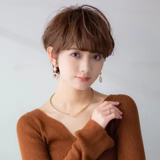 ショート パーマ 浅沼 ゆいのヘアスタイル
