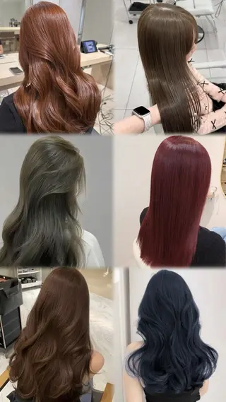 カラー 市川 由那のヘアスタイル