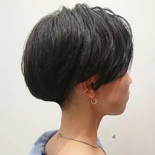 ショート カラー 30.40代大人 ショート✨️井上雄輝のヘアスタイル